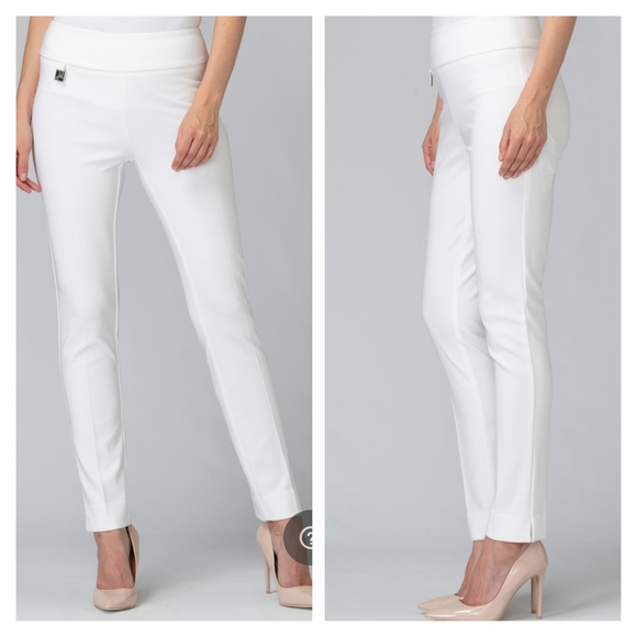 SOLD Joseph Ribkoff Lydia Stretch High Waist Slim Fit Dress Pants - Picture 2 of 11